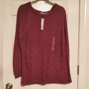 NWT Sonoma Lattice Pullover Sweater